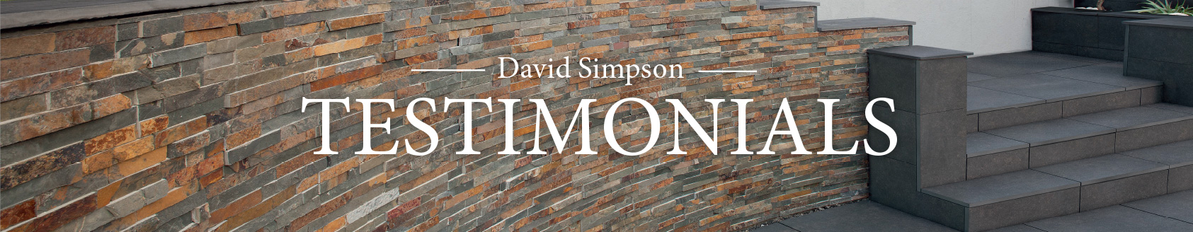 Testimonial David Simpson Landscape Services